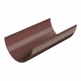 Желоб водосточный d=125 мм коричневый